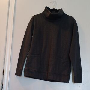 Columbia Men's Dark Gray Turtleneck Sweater. #818